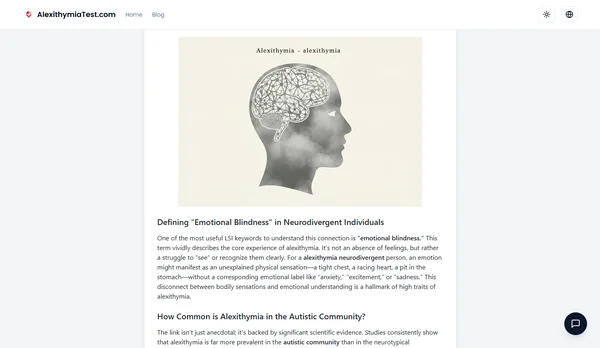 Alexithymia and Autism: Take an Online Test to Understand the Link