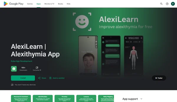 AlexiLearn - เครื่องมือเรียนรู้ Alexithymia